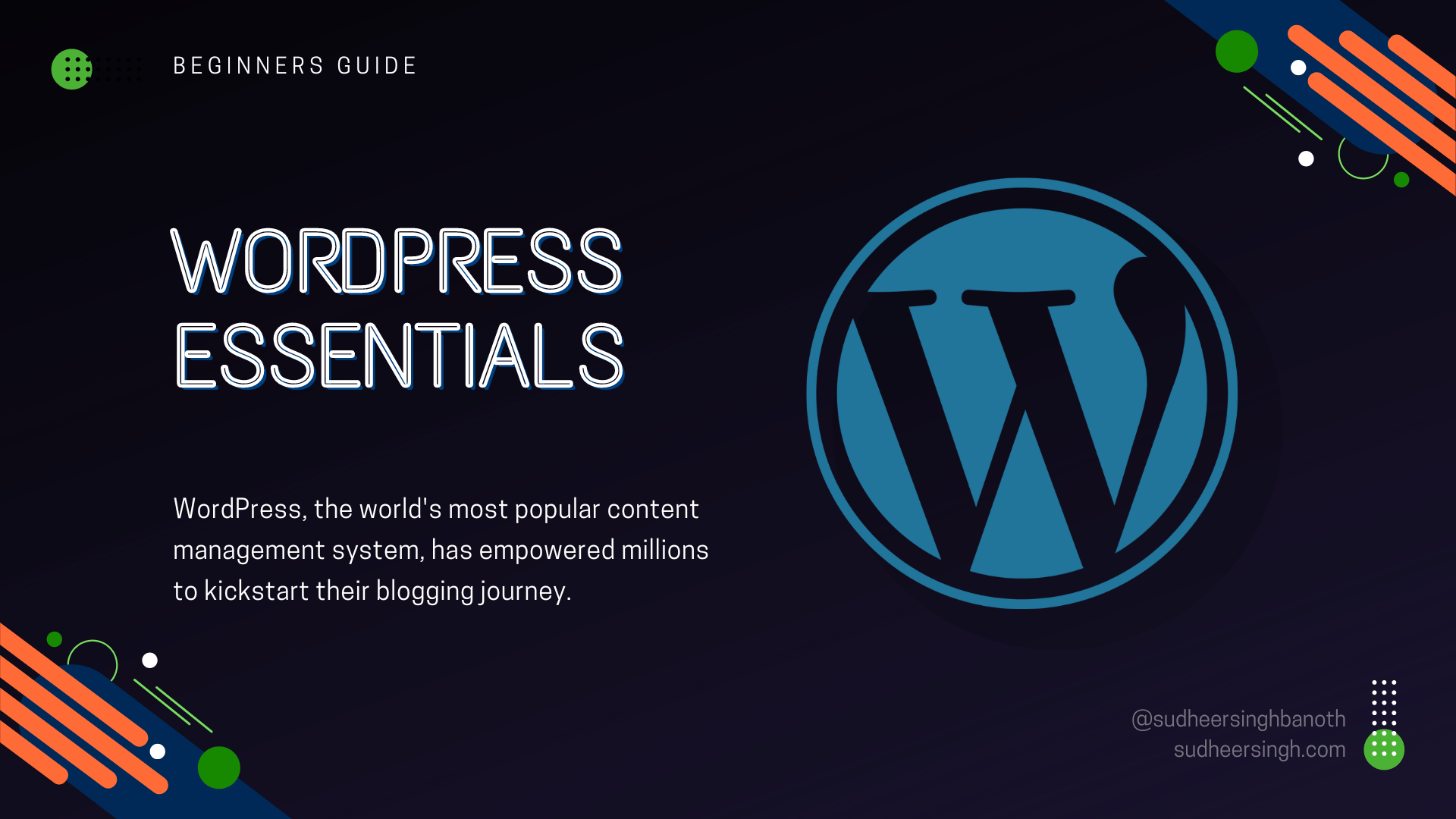 WordPress Blogging Essentials